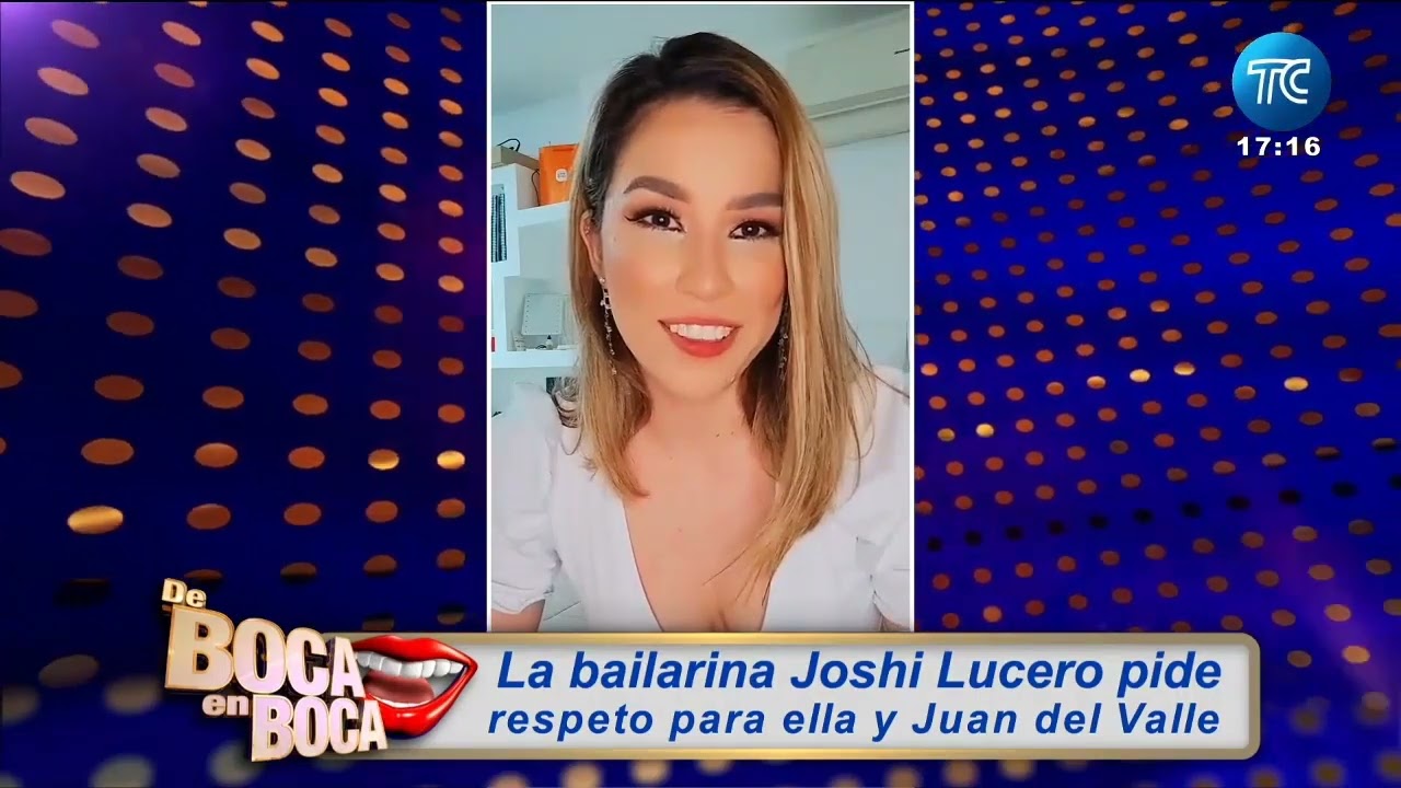 Joshi Lucero habló de lo sucedido en su vida