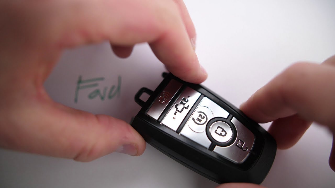 Замена батареи в брелоке дистанционного управления Ford Expedition 2018-2025
