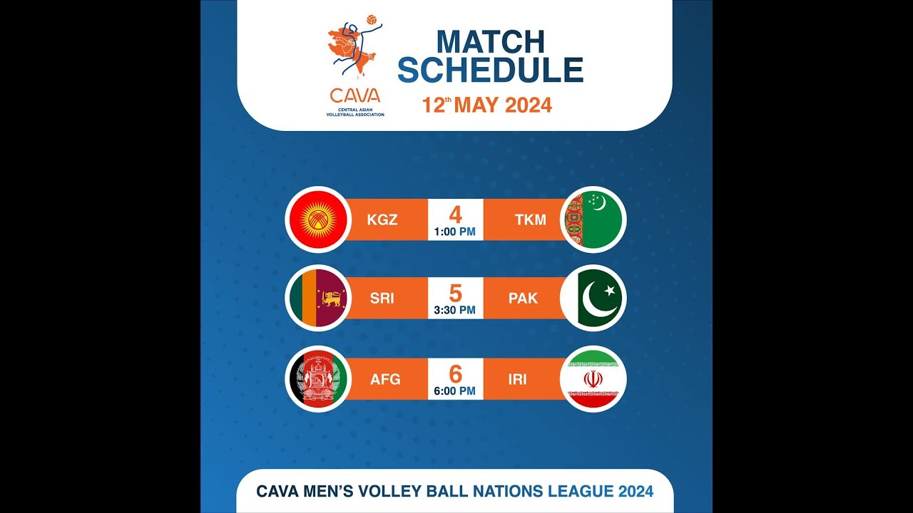 Iran - Afghanistan. Cava Volleyball Nations League 2024