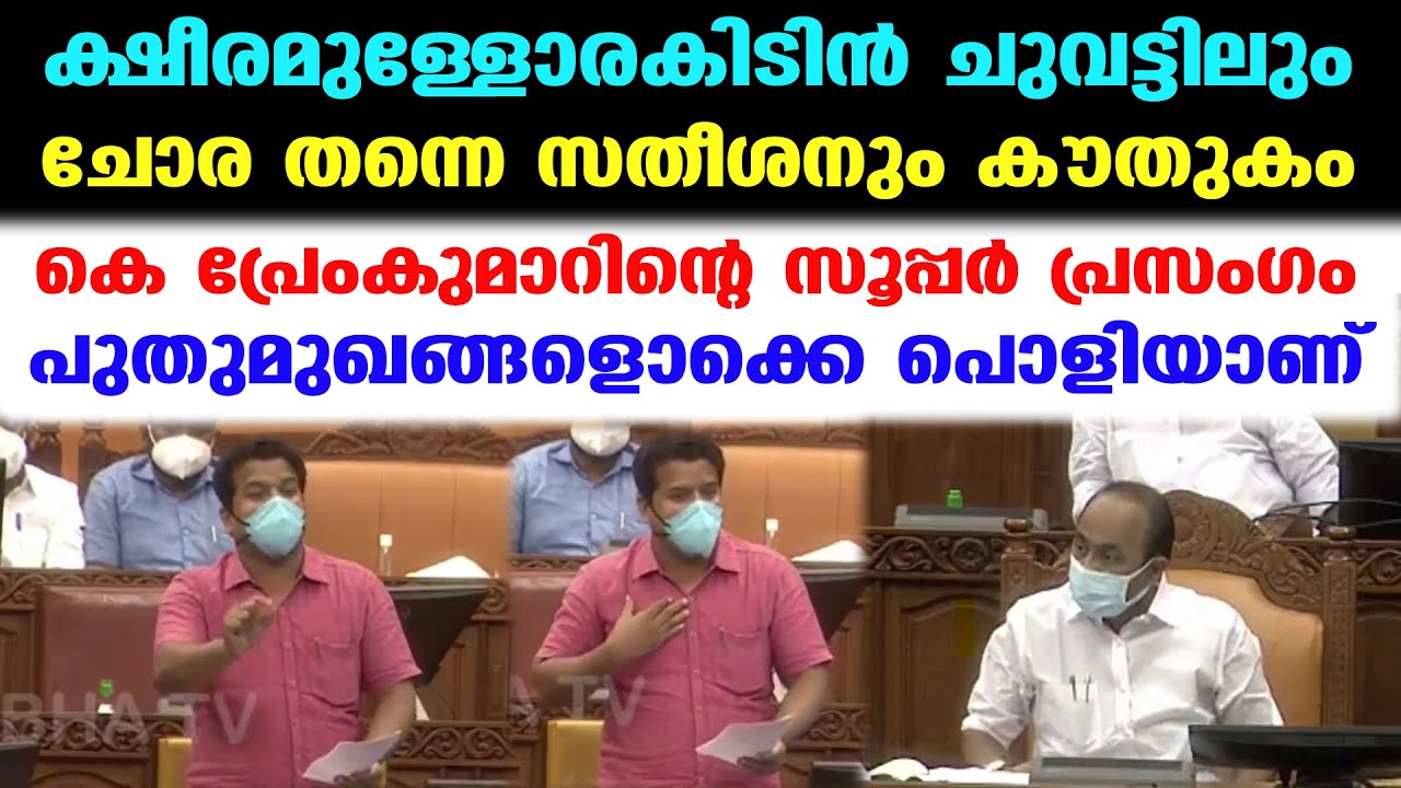 എണ്ണിയെണ്ണിപ്പറഞ്ഞ് പ്രതിപക്ഷത്തെ പൊളിച്ചടുക്കുന്ന പ്രേംകുമാര്&zwj; | K Premkumar Niyamasabha Speech