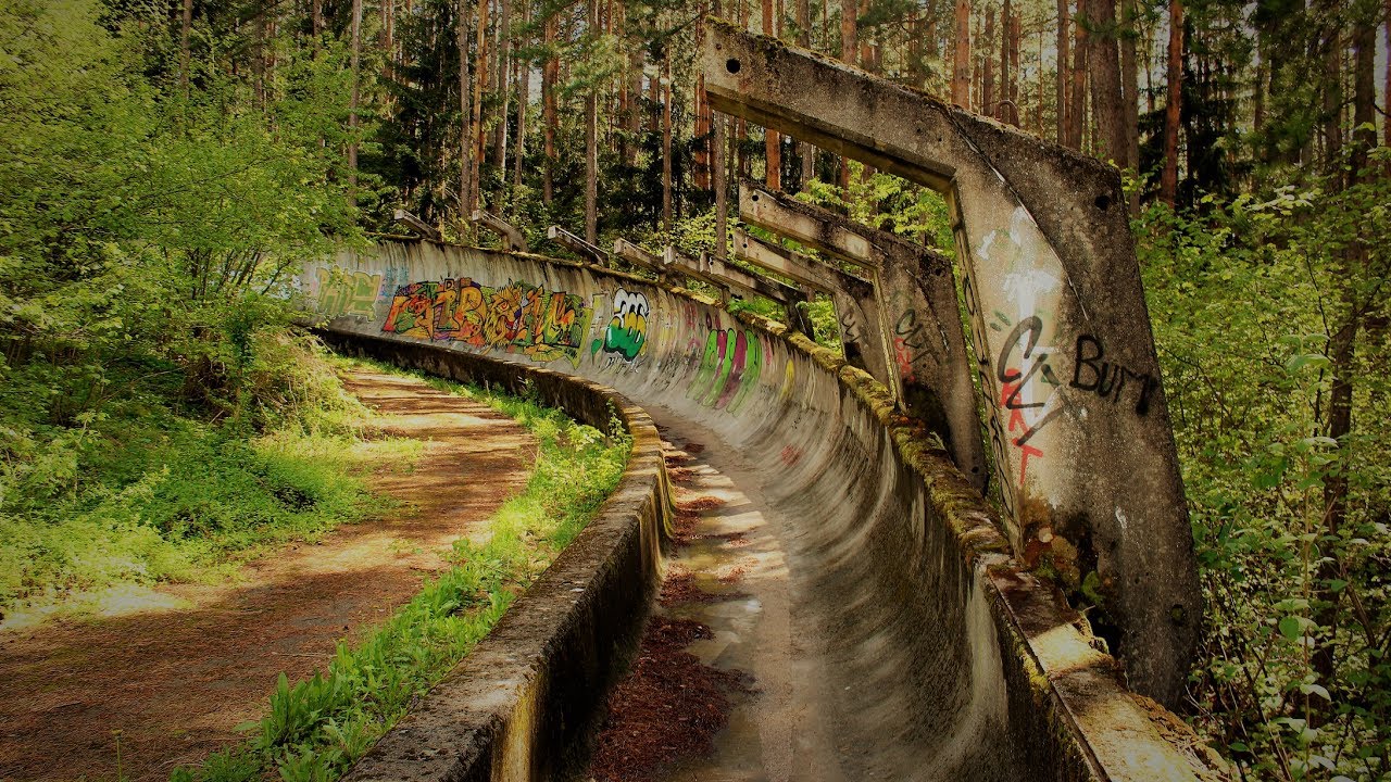Abandoned OLYMPICS BOBSLED TRACK in Sarajevo