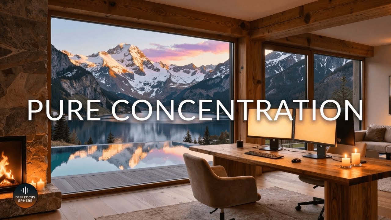 Deep Work Soundscape &ndash; Stay Focused for Hours with Cozy Office Vibes