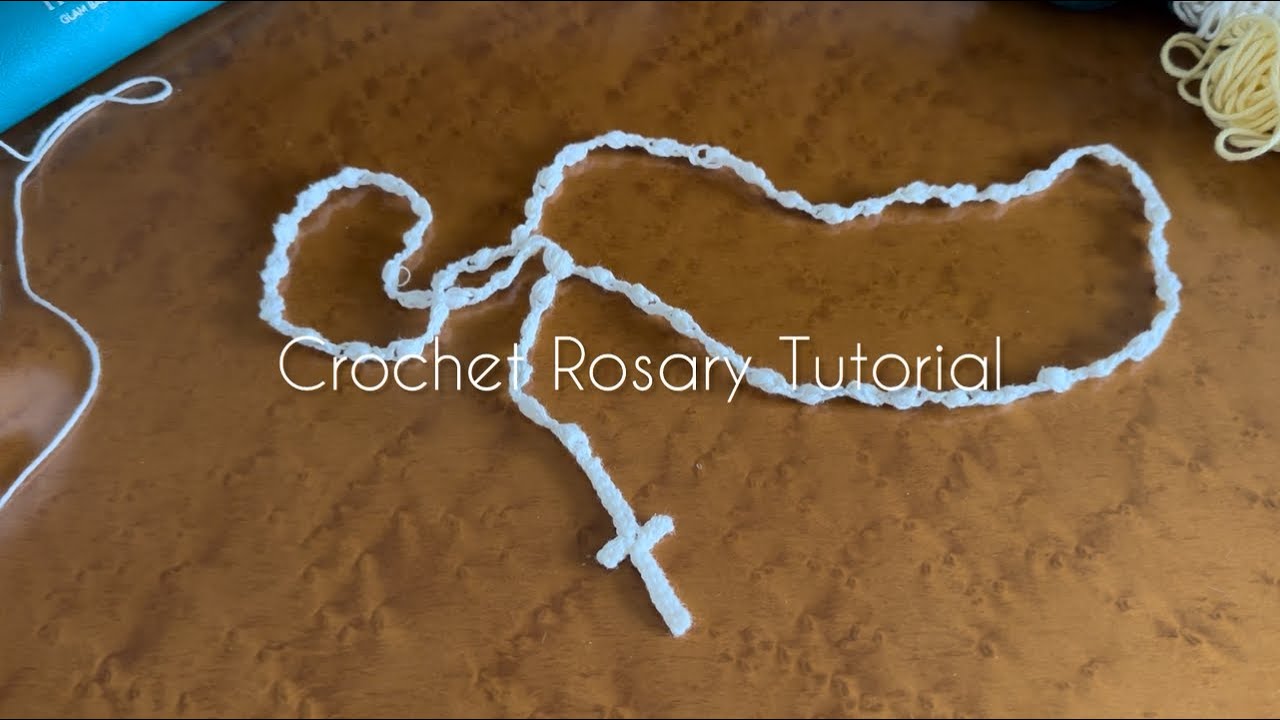 🤍 Crochet Rosary Tutorial ✝️
