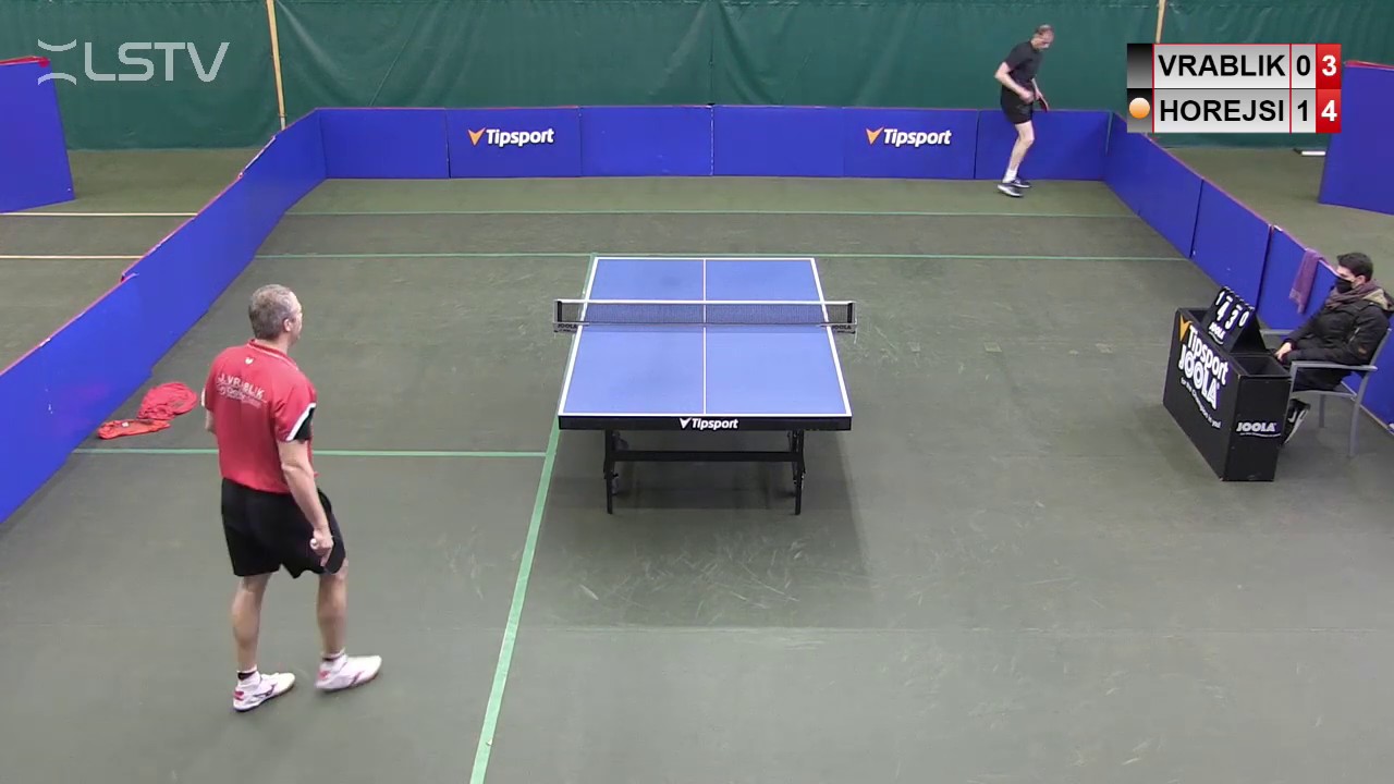 TABLE TENNIS 2020 Jiří Vráblík vs Miroslav Hořejší (TTSTAR SERIES, March 26th 2020, group match)