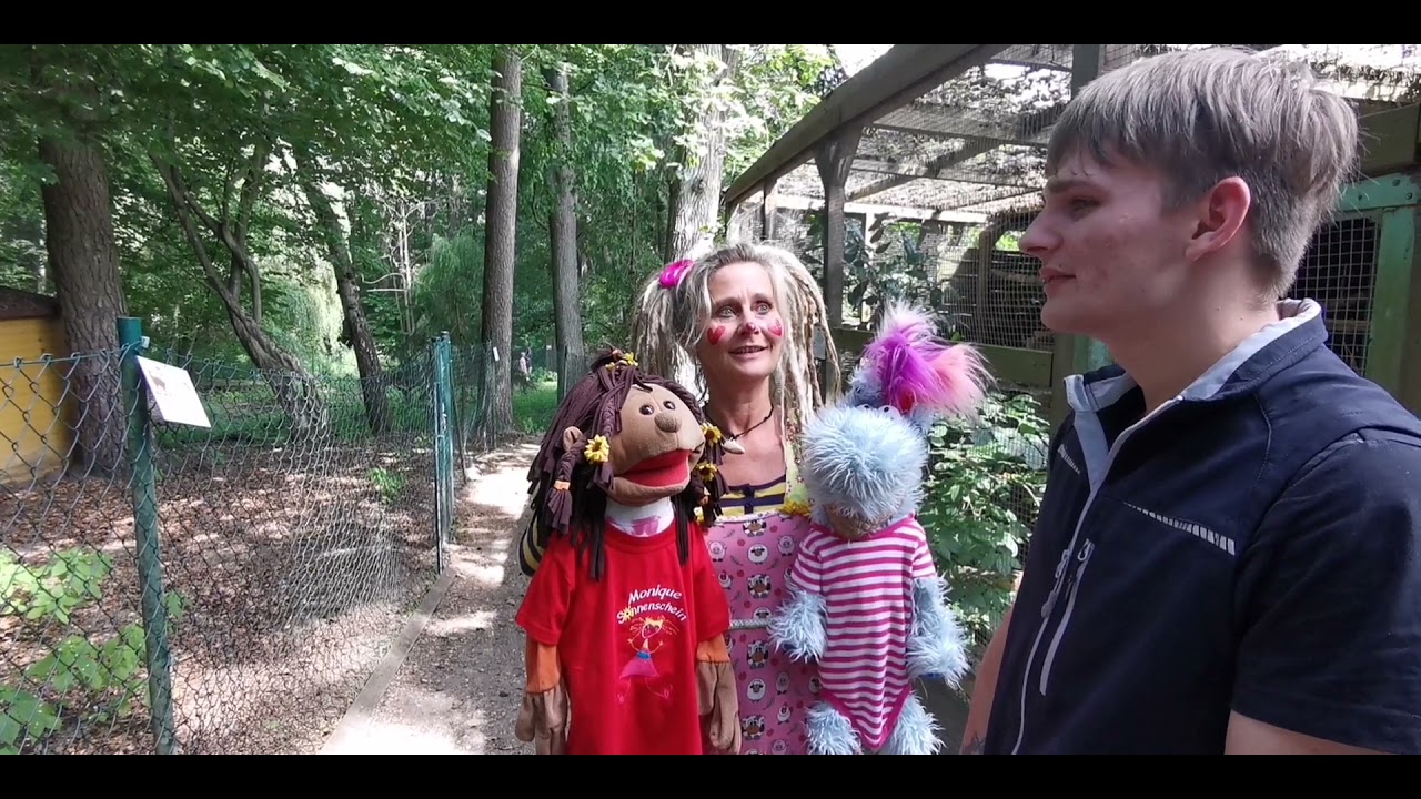 Vogelpark Abensberg 2.Teil. Lernen mit Monique Sonnenschein