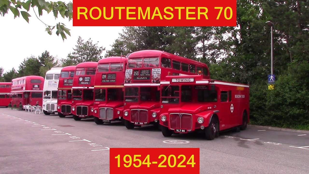 Routemaster 70 celebrating 70 years of the London Routemaster 1954 2024