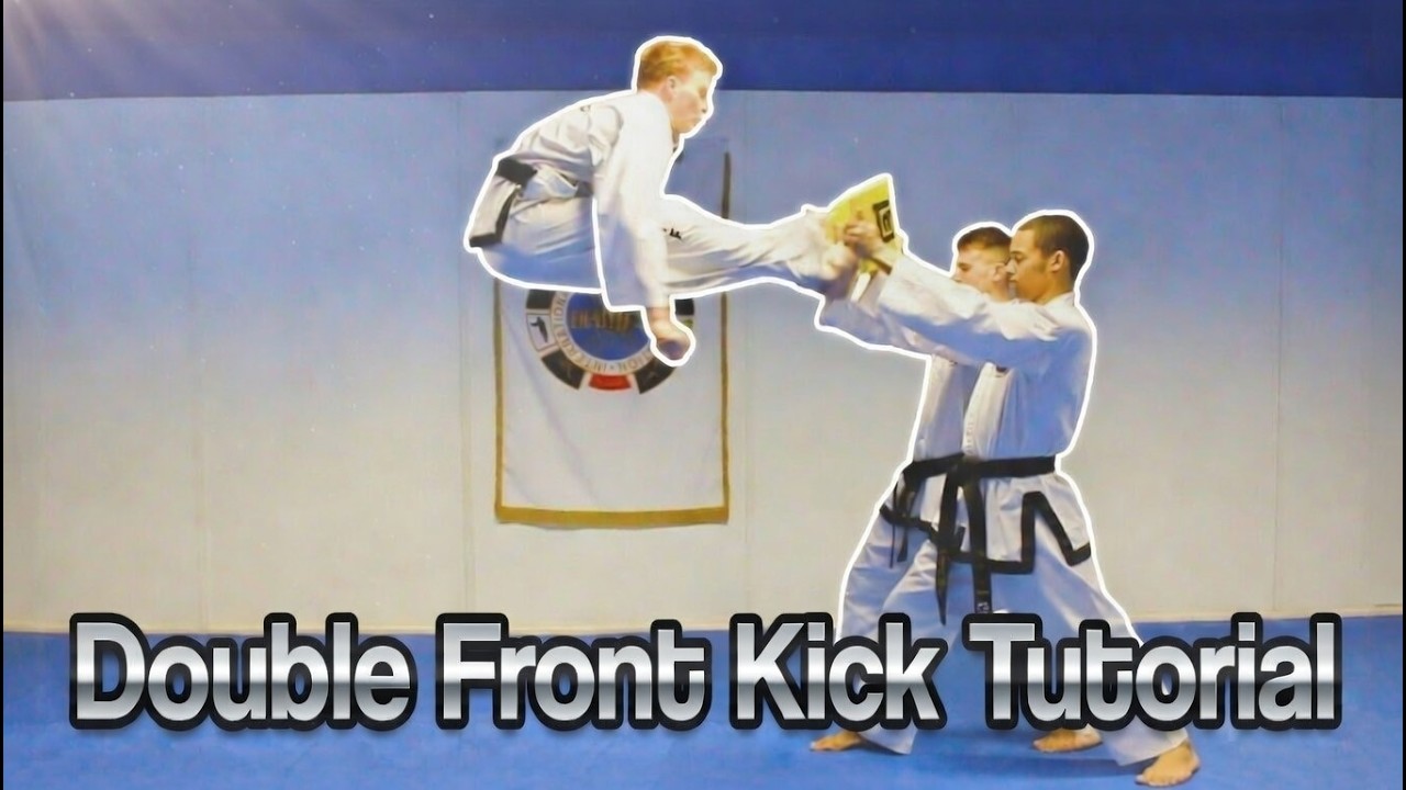Taekwondo Jump Double Front Kick Tutorial | GNT How to