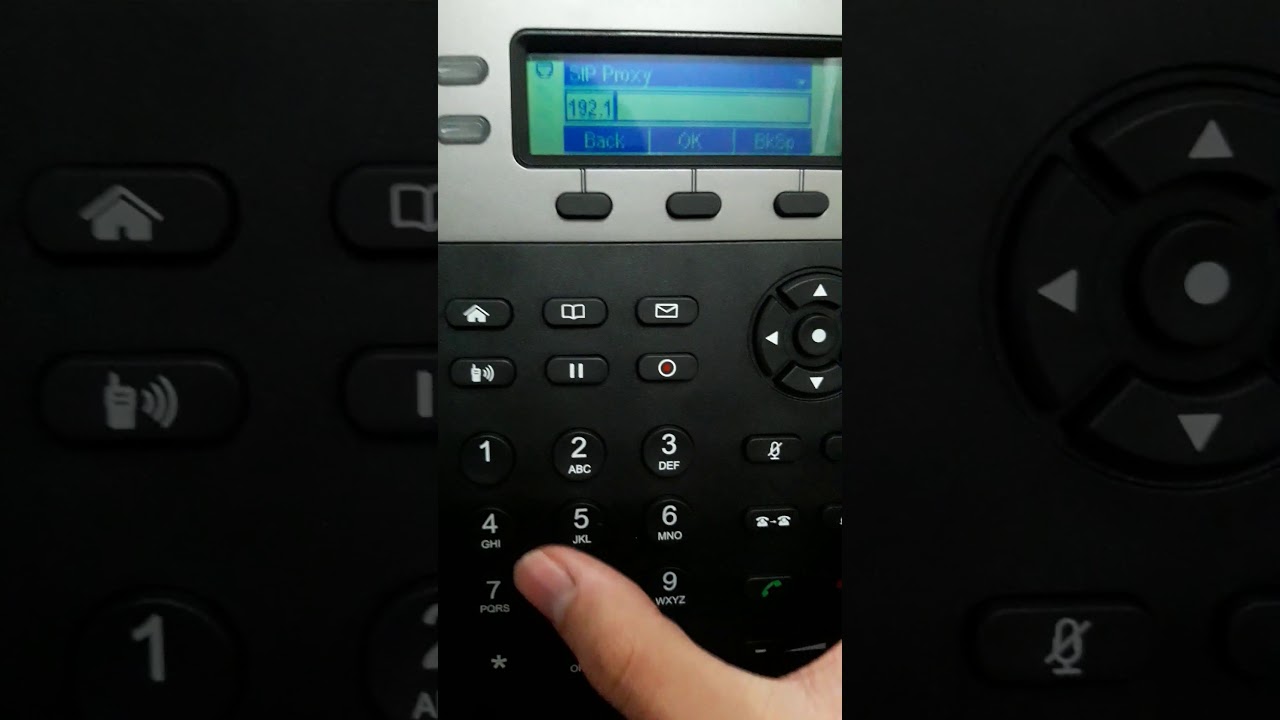 Configuracion de cuenta SIP para telefono IP Grandstream GXP1610