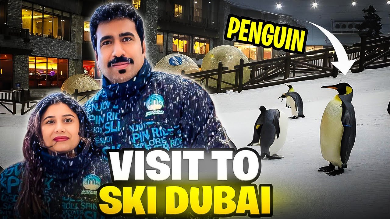 Ski Dubai Vlog | Penguins, Zip Line & Snow in the Desert! 🐧❄️