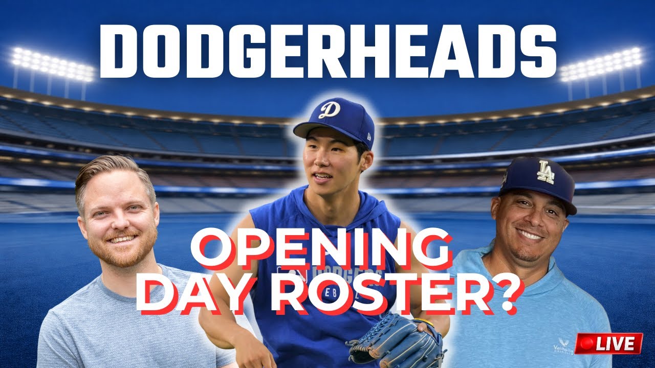 Dodgers Opening Day Roster Prediction 1.0 – Sasaki Reaction, Kim Injury Update | DodgerHeads