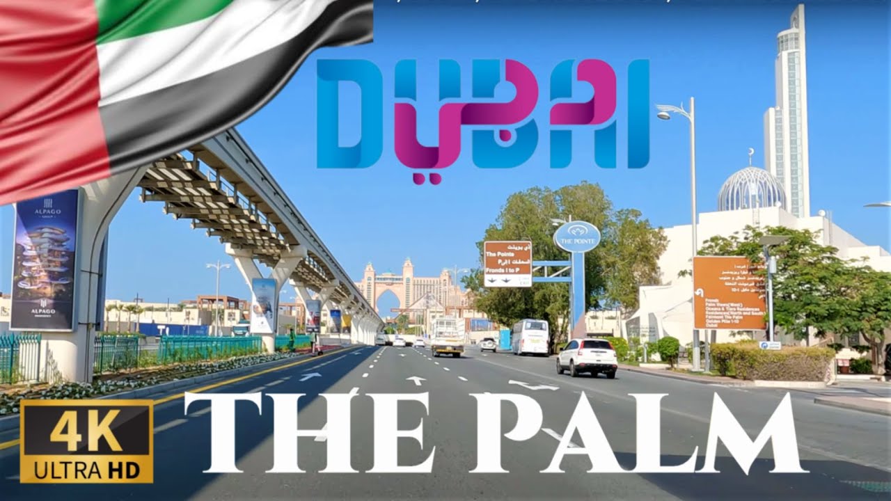 DRIVING THE PALM JUMEIRAH, Джумейра, ДУБАЙ, Эмират Дубай, ОБЪЕДИНЕННЫЕ АРАБСКИЕ ЭМИРАТЫ