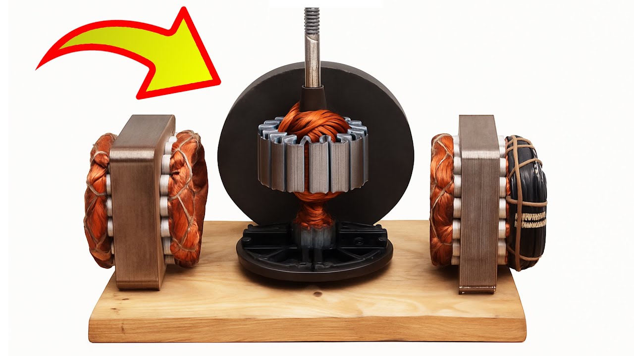 How I Easily Created a Forever Power Generator That Shocked the World