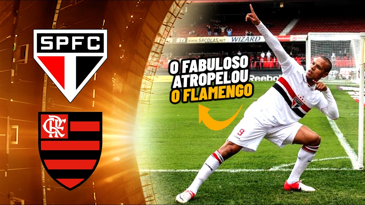 O DIA QUE O SÃO PAULO MASSACROU O FLAMENGO COM SHOW DO FABULOSO 
