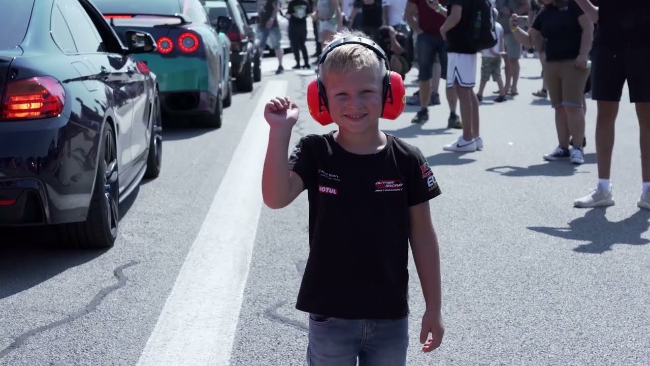 Dutter Racing at Race at Airport 2023 1/4 Mile rennen mit Audi TTRS 2,5 20V Turbo DAZA