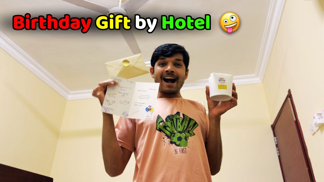 MY BIRTHDAY GIFT SURPRISE BY HOTEL || મારા જન્મ દીવસ ની ગીફ્ટ મળી હોટેલ તરફ થી .#mrprakashvlogs