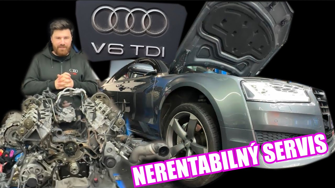 Reťazový servis ktorý už pre niekoho nieje finančne rentabilný pri Audi A8 D4 s 3.0TDI 2 generácie .