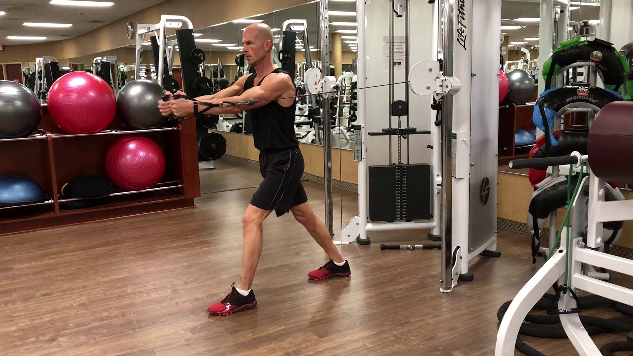 Life Fitness Functional Trainer Chest Fly