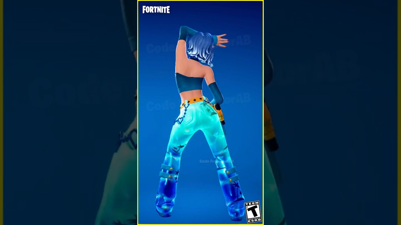 Fortnite New Woman Emote Cat Holloway Skin Thicc 🍑😜😍 Palm Paradise Style 😂😱