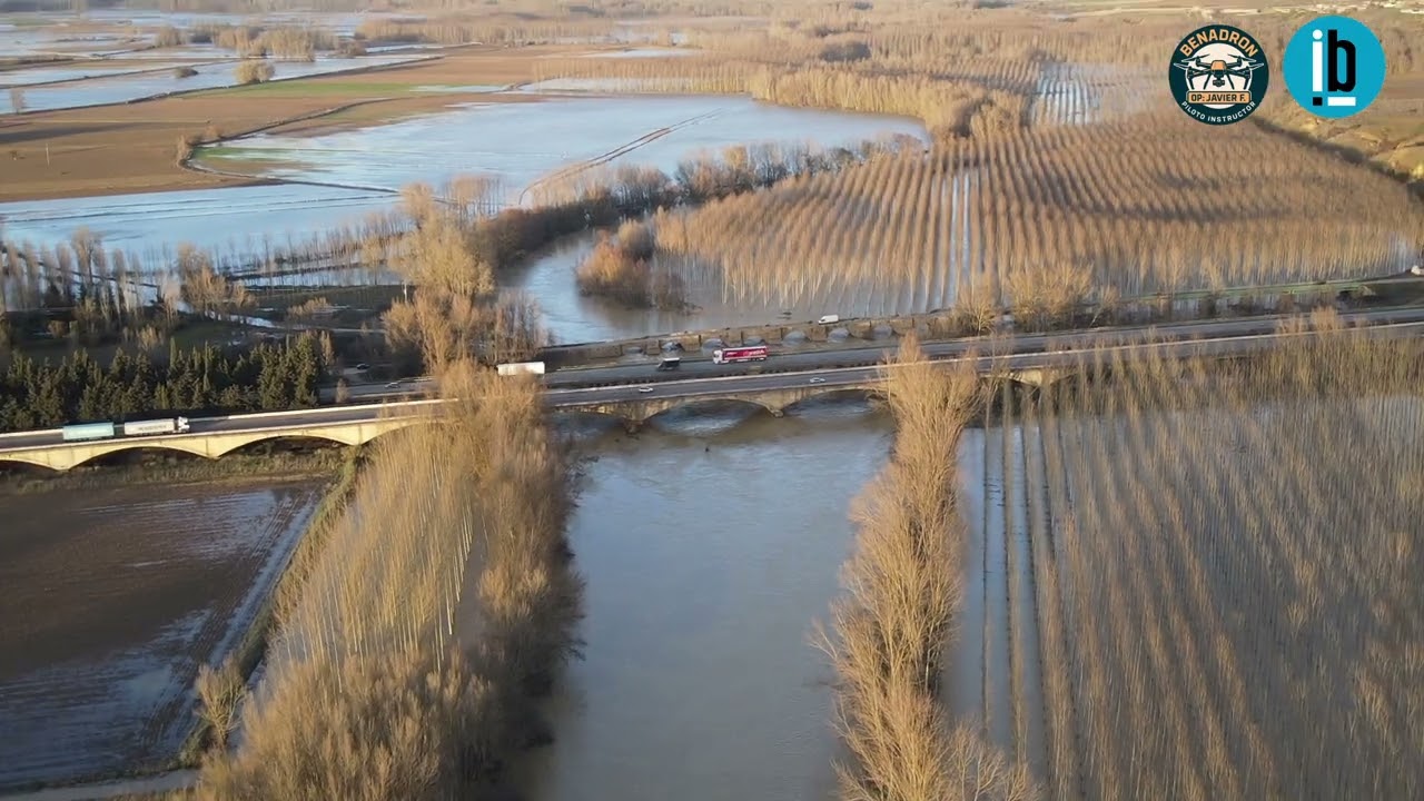 Así esta el Esla en Castropepe