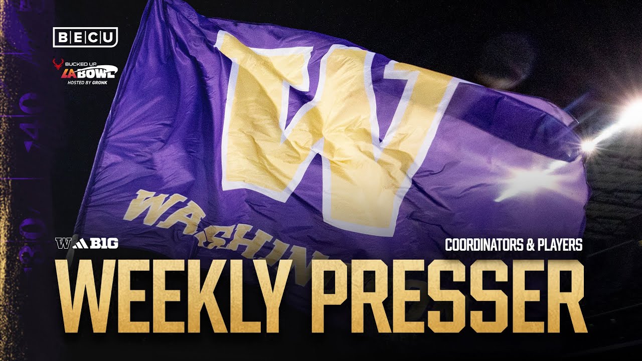 UW Football Press Conference: December 9, 2025