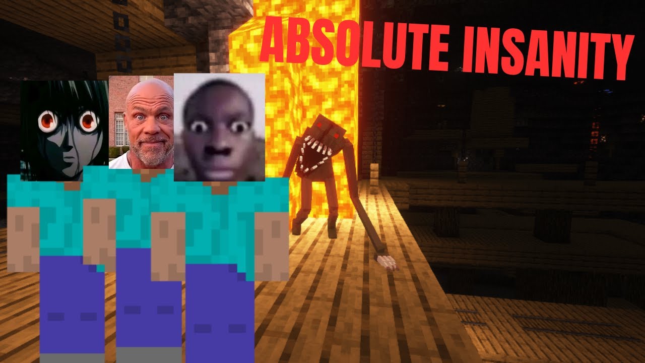 Minecraft Horror mod made us insane (Minecraft Retro Horror Mod pack)