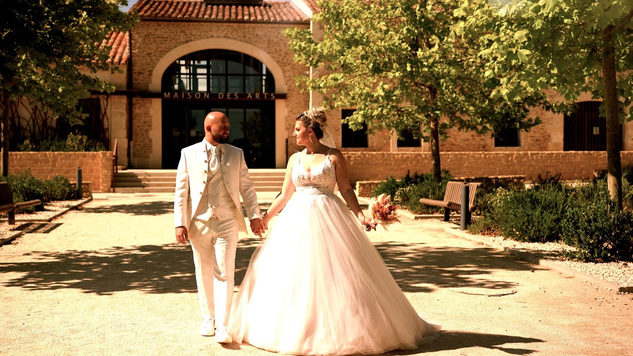 Réalisation d'un film de mariage terracotta près de Marseille