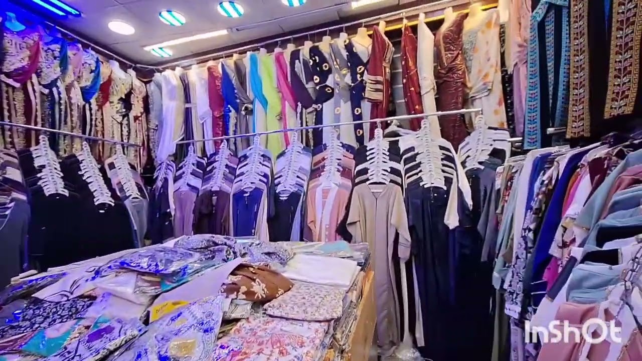 *جولتي في شارع إبراهيم الخليل 🛣️ محل عبايات ومخاوير رائعة 👗✨ بأسعار ممتازة جداً 💸🕋 🇲🇦