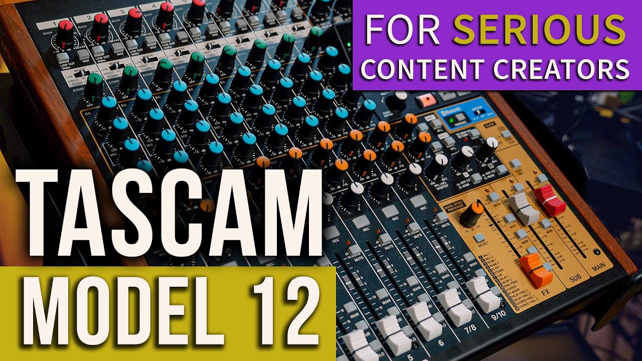 Tascam Model 12: Command Center for Content Creators | GEAR REVIEW