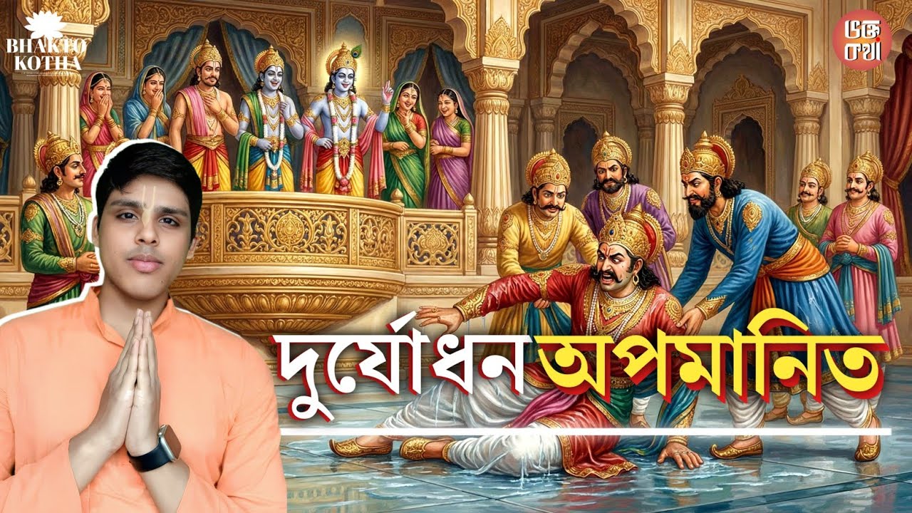 পান্ডবদের সভায় দুর্যোধনের অপমান | তারপর দূর্যোধন যা করল | শ্রীমদ্ভাগবত দশম স্কন্ধ | Bhakto Kotha. 