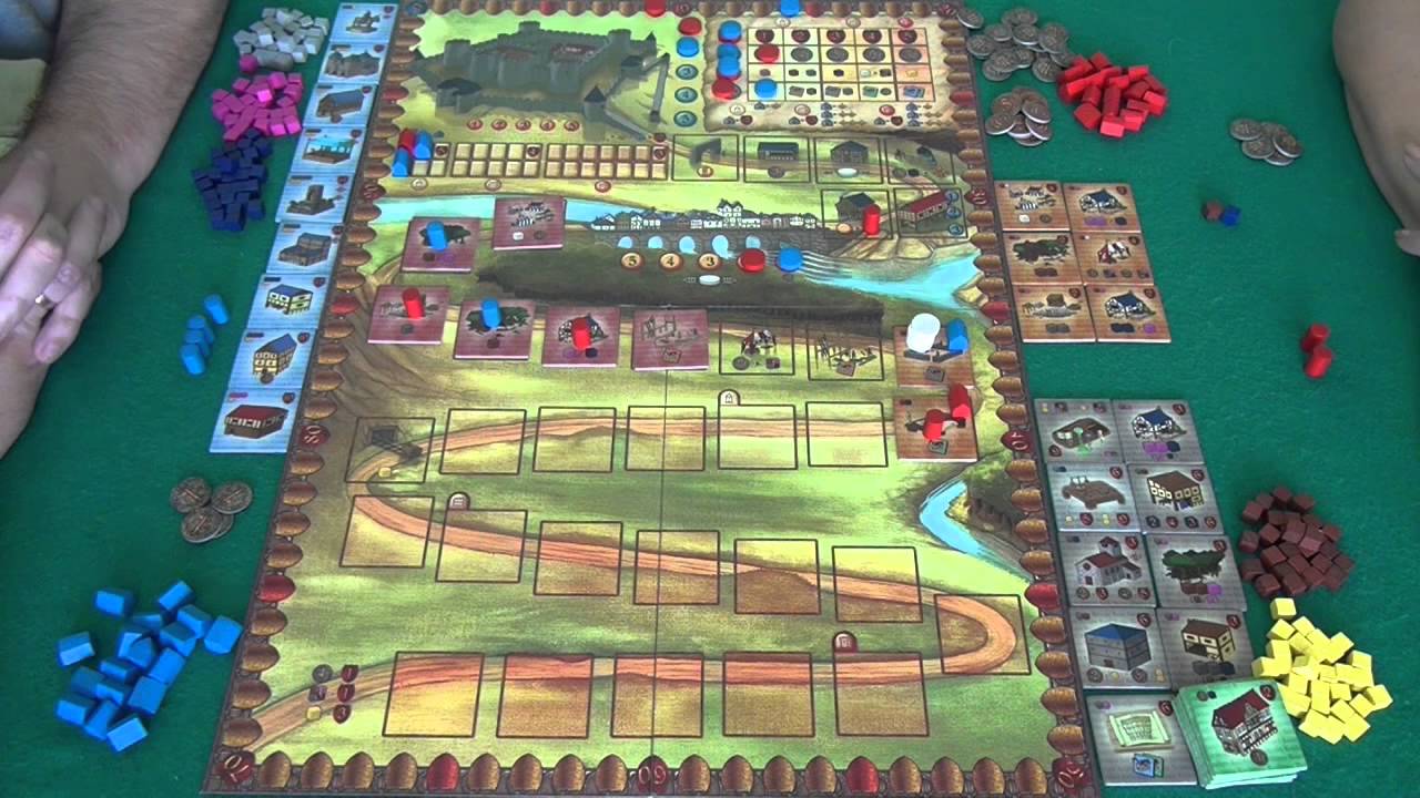 Caylus - играем в настольную игру, board game