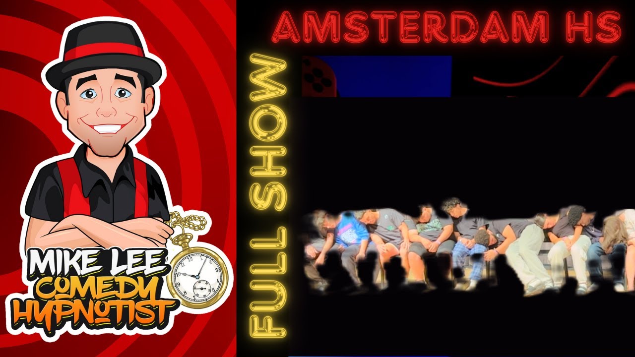 ПОЛНОЕ КОМЕДИЙНОЕ ГИПНОЗ-ШОУ - Средняя школа Амстердама (Нью-Йорк) 2024 - С индукцией - Гипнотизё...