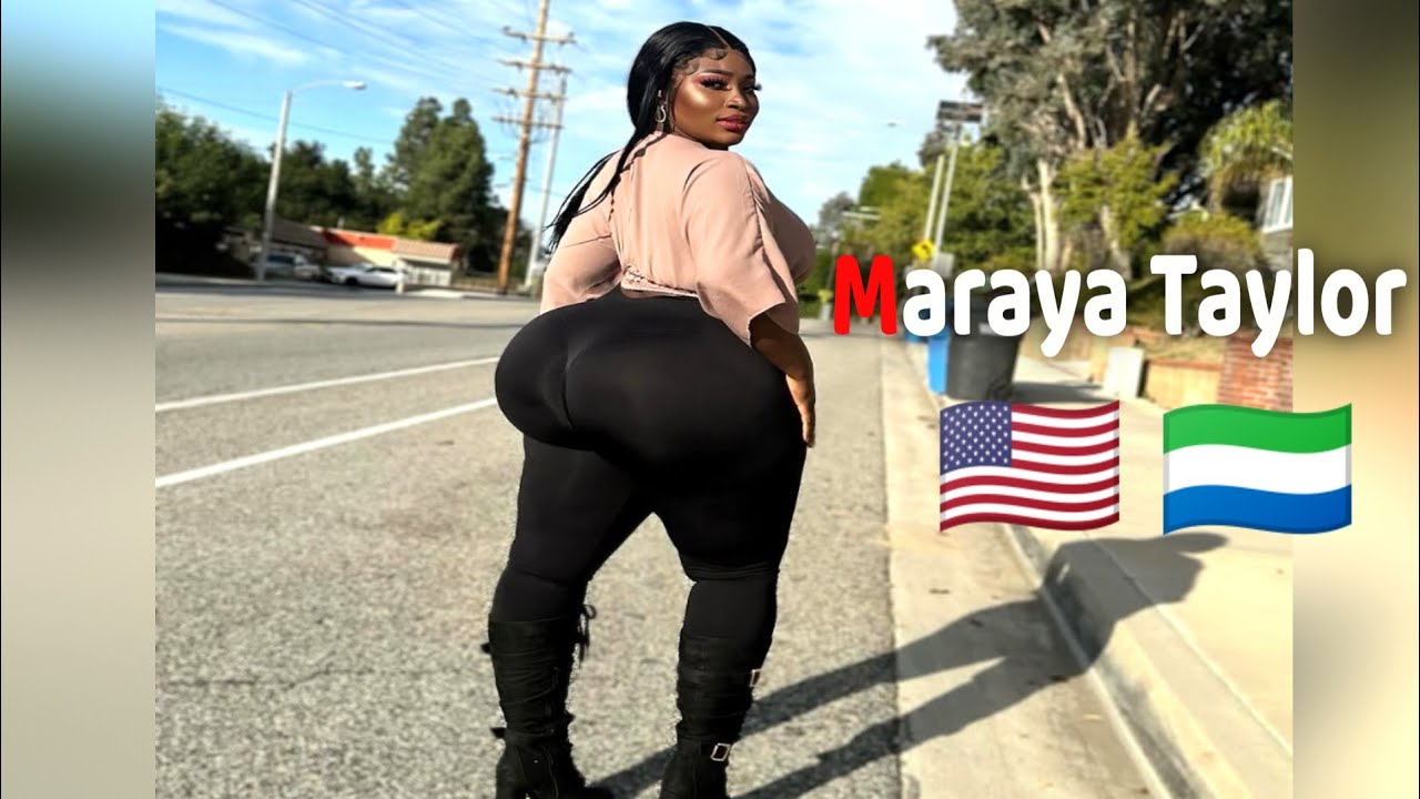 Maraya Taylor😍 Incredibly Th!¢k & Curvy Sierra Leonian Plus Size Model- Biography Wiki Lifestyle Age