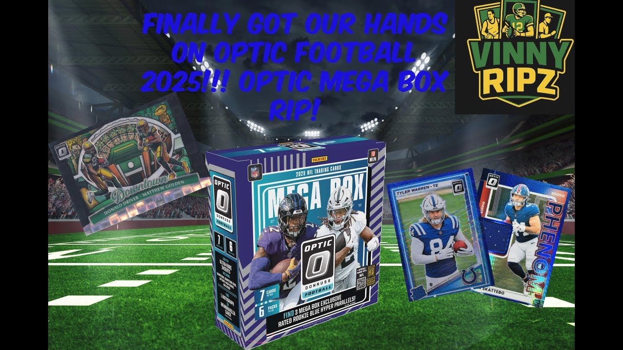 2025 Optic Football Megabox Rip!!! First look at this years Optic!