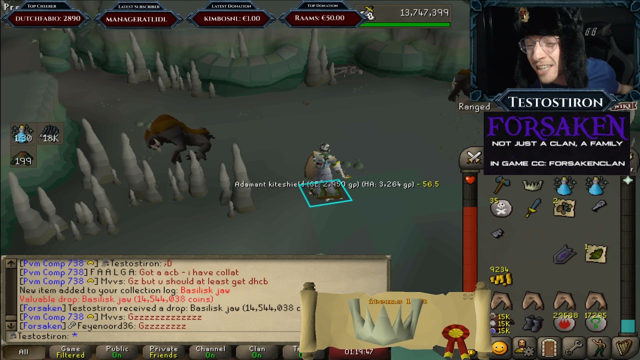 Basilisk Jaw after 1700 kills