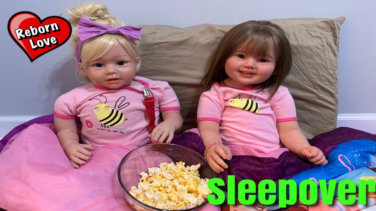 Reborn Toddlers Kylie and Emily have a Sleepover