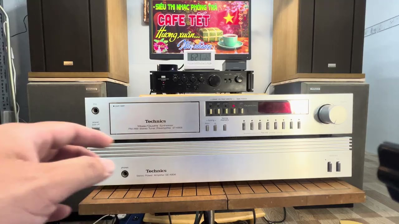 Cặp Pre và Pow Technics ST-K 806 và SE-A806 hàng zin đẹp ( Dương 0906770788 )