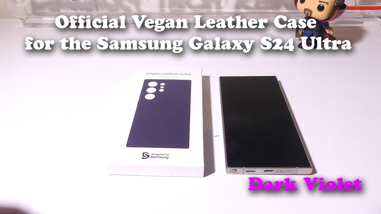 Официальный чехол из веганской кожи для Samsung Galaxy S24 Ultra