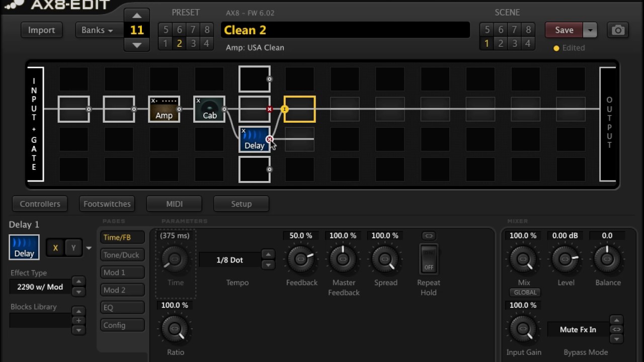 FAS AX8 - EffectsRouting