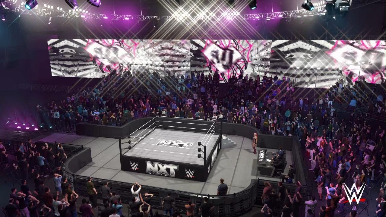 NXT ZARIA AJ LEE  Vs  FALLO HENLEY JAZMYN NYX  WWE 2K26