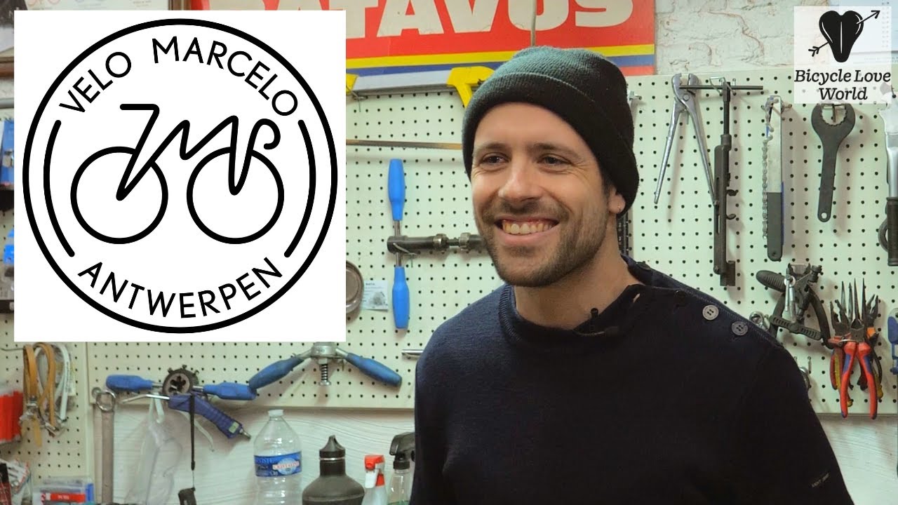 Peter Marcelo artisan bike mechanic. Velo Marcelo is specialized in refurbishing vintage bicycles.