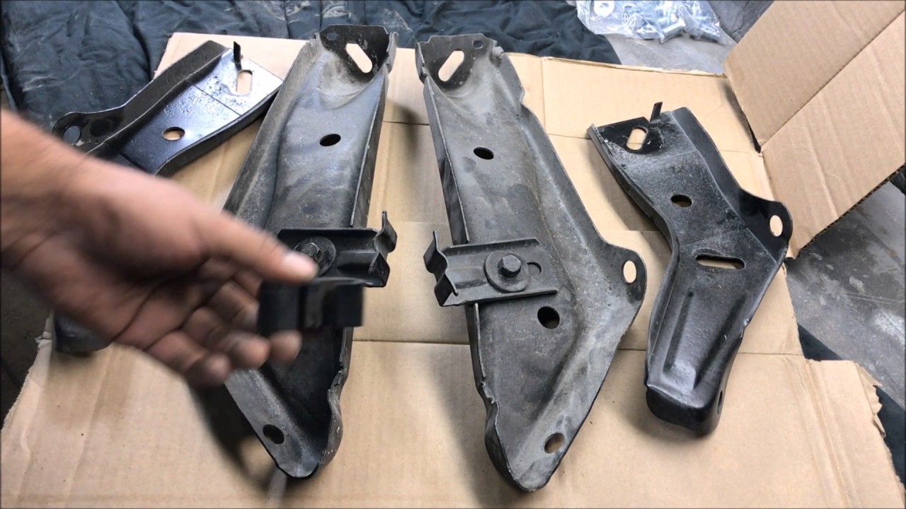 70 chevelle front bumper assembly and installation how to DIY do it yourself