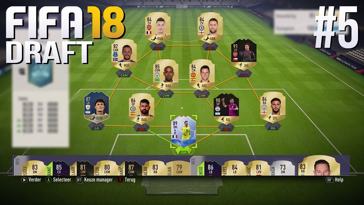 VERDEDIGERS ALS SPITSEN?! - FIFA 18 FUT Draft #5