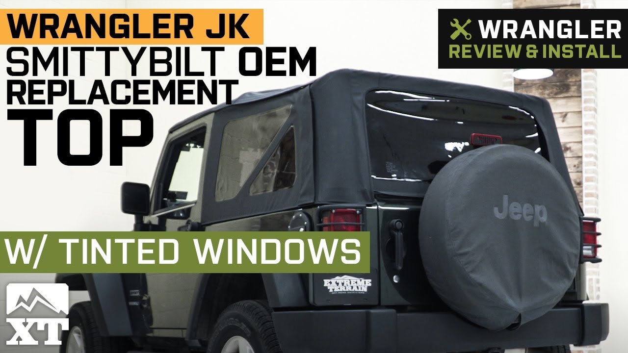 Jeep Wrangler JK Smittybilt OEM Replacement Top w/ Tint (2010-2018 2 Door) Review & Install