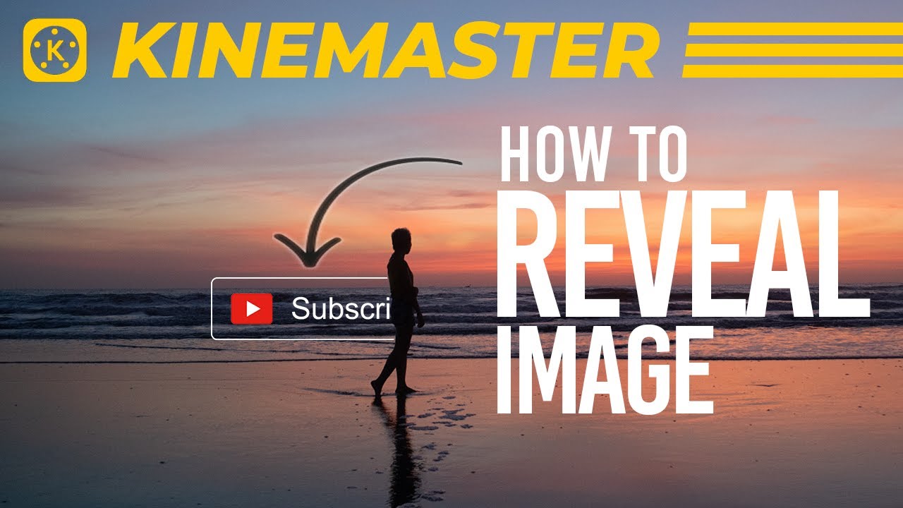 Reveal an image while walking | 10 minutes with Kinemaster