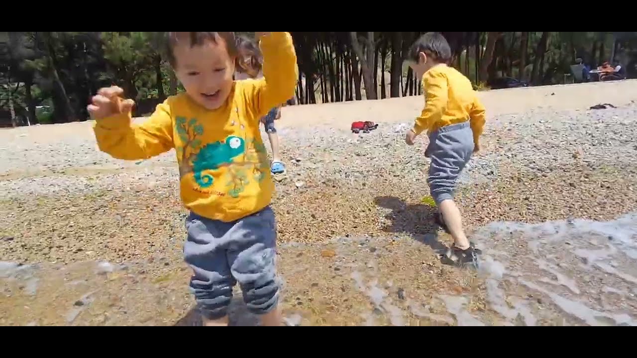 DENİZ KENARINDA KAMP YAPTIK