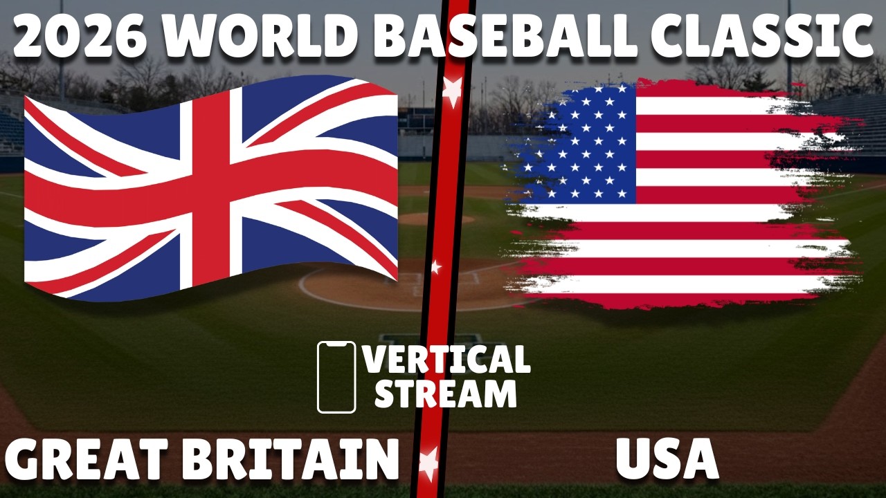 USA vs Great Britain | World Baseball Classic | Live Reaction & Play-by-Play 📱