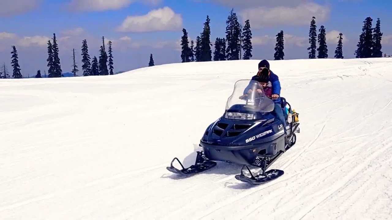 snow bike ride in gulmarg kashmir