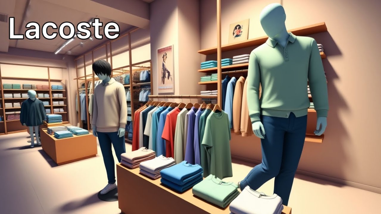 🎈LACOSTE  opening of a NEW STORE and a new collection of clothes and shoes