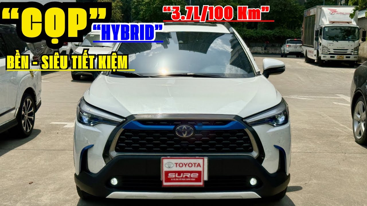 Xe Toyota Corolla Cross 2020, Hybrid xăng điện, rất tiết kiệm nhiên liệu chỉ 3.7 L/100 km