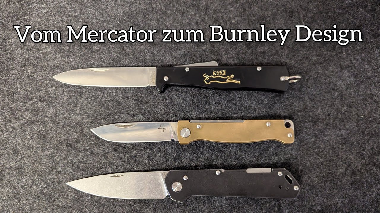 Aus Mercator wird Atlas und aus Atlas wird dann ein Burnley Design....das Böker Kihon 42